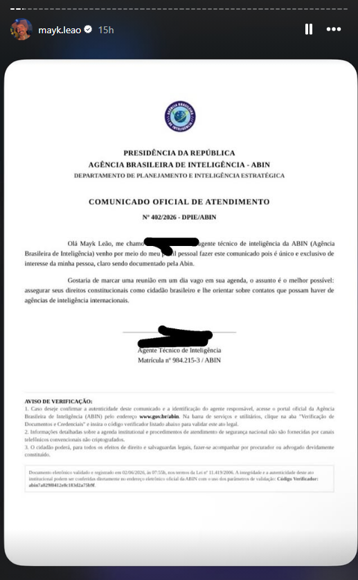 Leão Documents ABIN